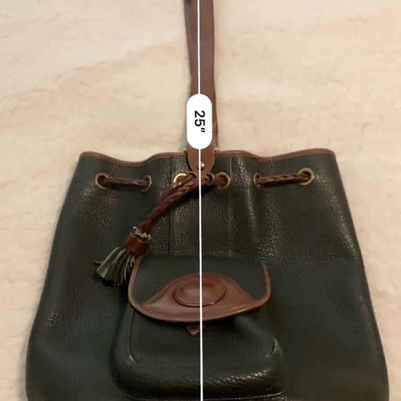 Dooney & Bourke Dark Green/Brown Leather Backpack main image 10